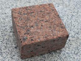Мапл Рэд (Maple Red) гранит брусчатка 50х50, фото Купить Мапл Рэд (Maple Red) гранит брусчатка 50х50 в Видном